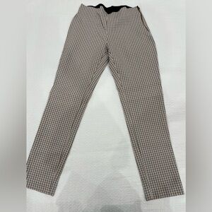 Plaid Skinny fit work pants